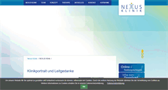 Desktop Screenshot of nexusklinik.de
